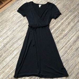 Merona black short sleeve women’s dress